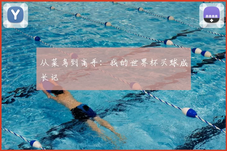 从菜鸟到高手:我的世界杯买球成长记